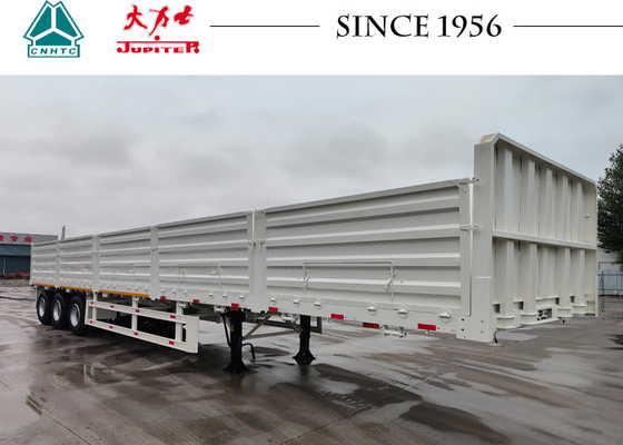 Drop Deck Semi Trailer Dry Van Trailer Flat Bed Semi Trailer