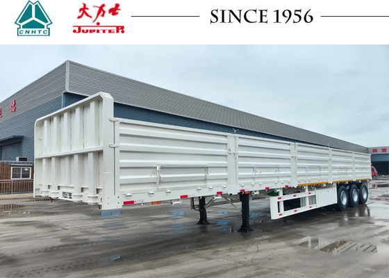 Drop Deck Semi Trailer Dry Van Trailer Flat Bed Semi Trailer