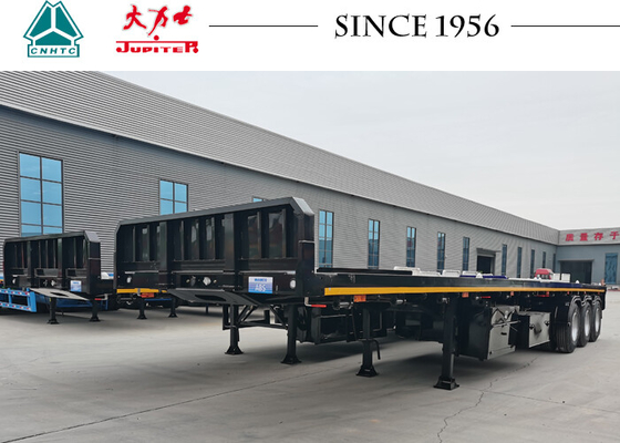 3 Axle Flatbed Semi Trailers 40 Feet Flatbed Trailers For Sale Flat Bed Semi Trailer