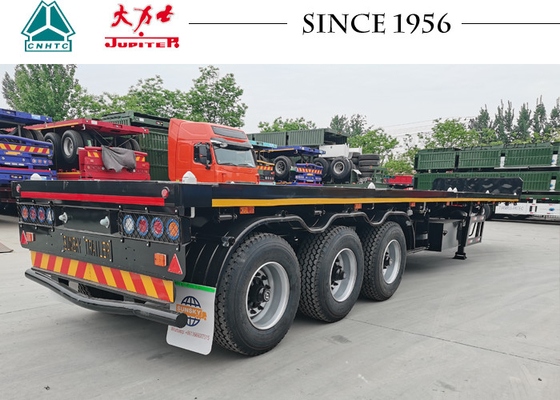 3 Axle Flatbed Semi Trailers 40 Feet Flatbed Trailers For Sale Flat Bed Semi Trailer
