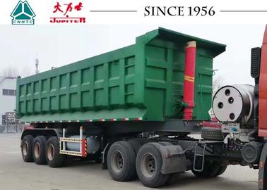 60 Tons Tri Axle Heavy Duty Tipper Trailer With HYVA Cylinder For Asia Market